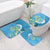 Saint Lucia Kings Cricket Custom Bathroom Set 2025 2nd Champions Back To Back - Wonder Print Shop