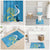 Saint Lucia Kings Cricket Custom Bathroom Set 2025 2nd Champions Back To Back - Wonder Print Shop