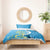 Saint Lucia Kings Cricket Custom Bedding Set 2025 2nd Champions Back To Back - Wonder Print Shop