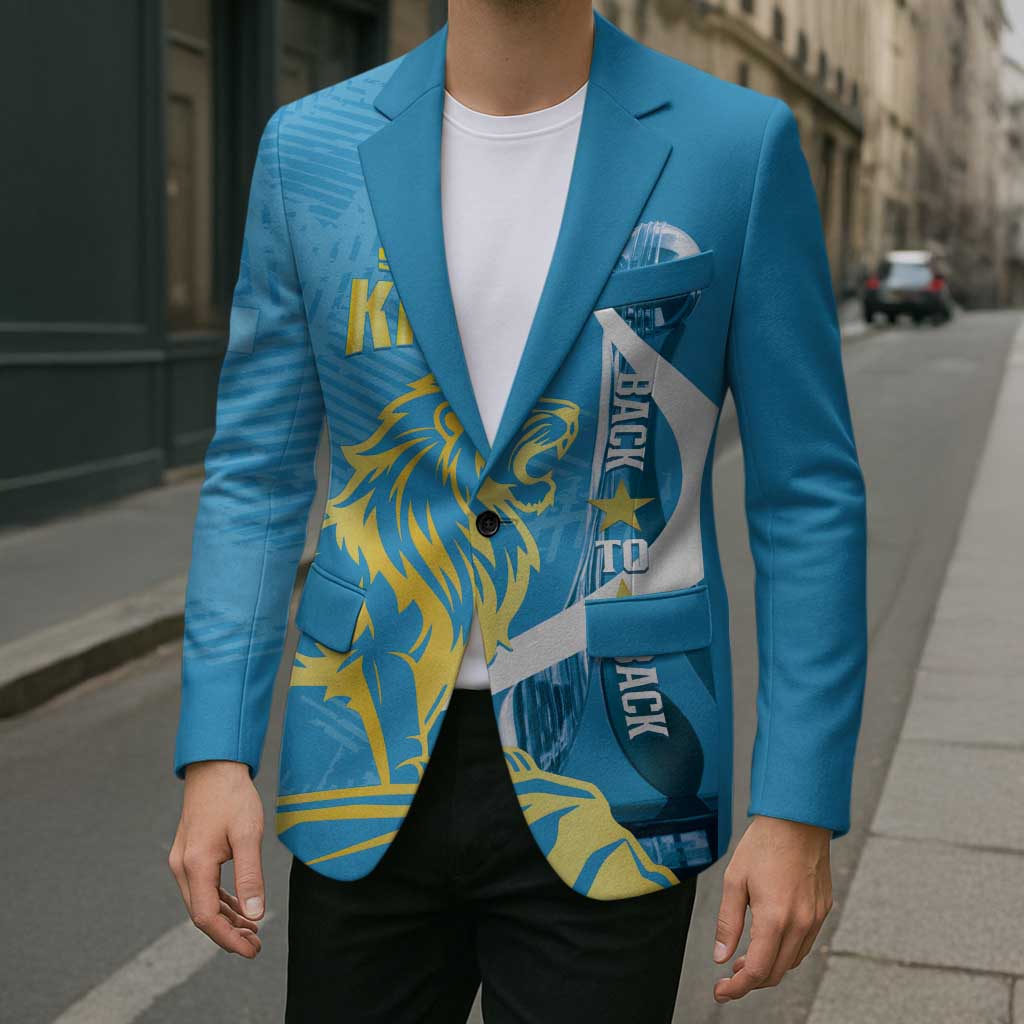 Saint Lucia Kings Cricket Custom Blazer 2025 2nd Champions Back To Back - Wonder Print Shop