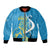 Saint Lucia Kings Cricket Custom Bomber Jacket 2025 2nd Champions Back To Back - Wonder Print Shop