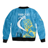 Saint Lucia Kings Cricket Custom Bomber Jacket 2025 2nd Champions Back To Back - Wonder Print Shop