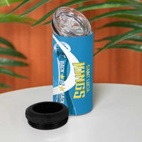 Saint Lucia Kings Cricket Custom 4 in 1 Can Cooler Tumbler 2025 2nd Champions Back To Back - Wonder Print Shop