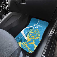 Saint Lucia Kings Cricket Custom Car Mats 2025 2nd Champions Back To Back - Wonder Print Shop