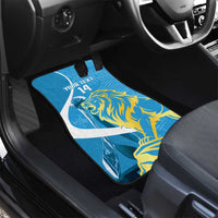 Saint Lucia Kings Cricket Custom Car Mats 2025 2nd Champions Back To Back - Wonder Print Shop