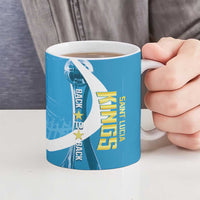 Saint Lucia Kings Cricket Custom Ceramic Mug 2025 2nd Champions Back To Back - Wonder Print Shop