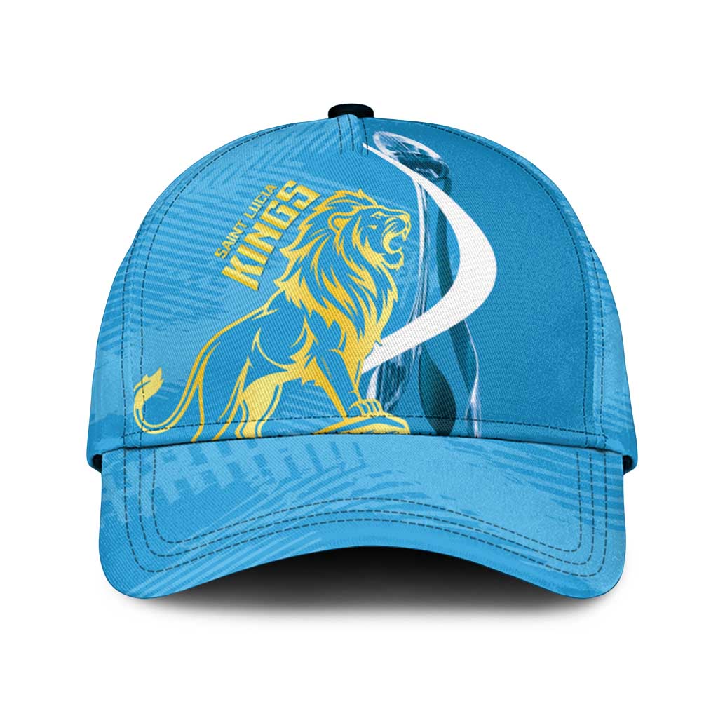Saint Lucia Kings Cricket Classic Cap 2025 2nd Champions Back To Back - Wonder Print Shop