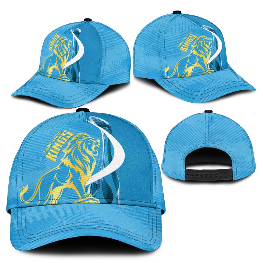 Saint Lucia Kings Cricket Classic Cap 2025 2nd Champions Back To Back - Wonder Print Shop