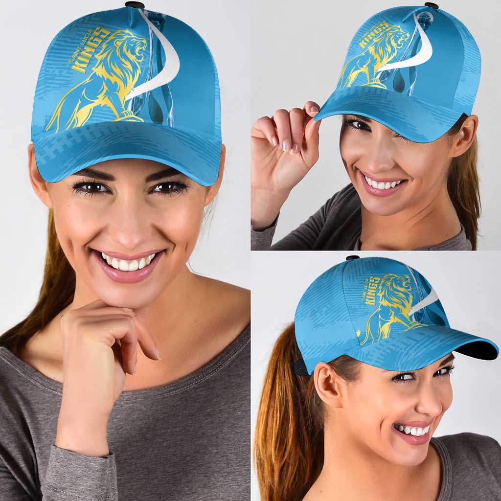 Saint Lucia Kings Cricket Classic Cap 2025 2nd Champions Back To Back - Wonder Print Shop