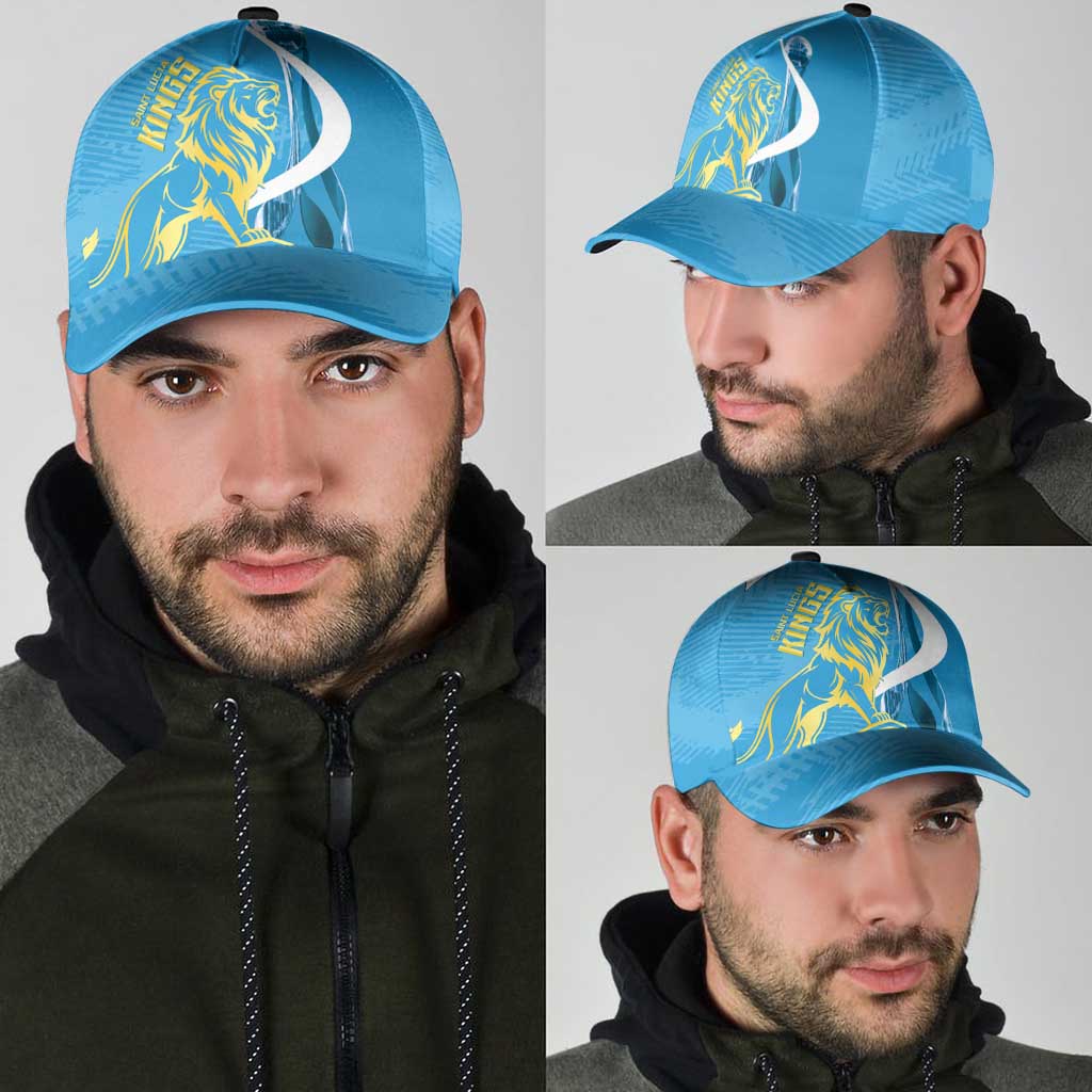 Saint Lucia Kings Cricket Classic Cap 2025 2nd Champions Back To Back - Wonder Print Shop