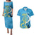 Saint Lucia Kings Cricket Custom Couples Matching Puletasi and Hawaiian Shirt 2025 2nd Champions Back To Back - Wonder Print Shop