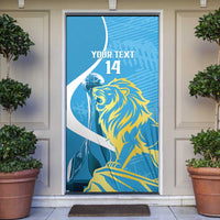 Saint Lucia Kings Cricket Custom Door Cover 2025 2nd Champions Back To Back - Wonder Print Shop