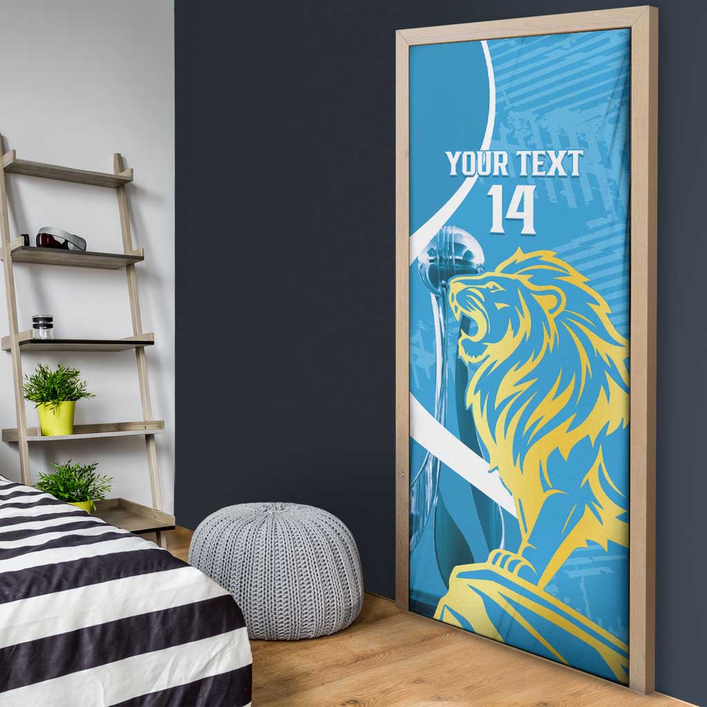 Saint Lucia Kings Cricket Custom Door Cover 2025 2nd Champions Back To Back - Wonder Print Shop