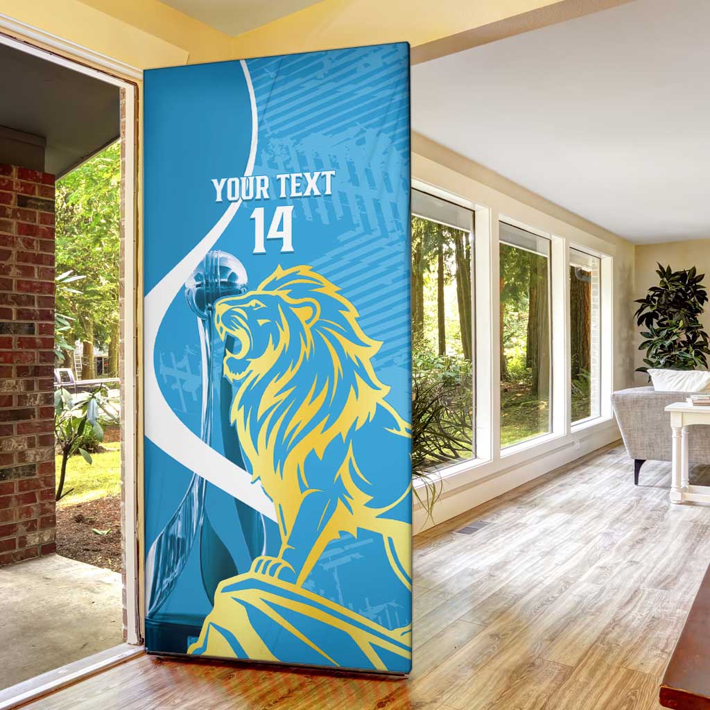 Saint Lucia Kings Cricket Custom Door Cover 2025 2nd Champions Back To Back - Wonder Print Shop
