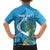 Saint Lucia Kings Cricket Custom Family Matching Off The Shoulder Long Sleeve Dress and Hawaiian Shirt 2025 2nd Champions Back To Back - Wonder Print Shop