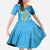 Saint Lucia Kings Cricket Custom Family Matching Off The Shoulder Long Sleeve Dress and Hawaiian Shirt 2025 2nd Champions Back To Back - Wonder Print Shop