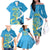 Saint Lucia Kings Cricket Custom Family Matching Off The Shoulder Long Sleeve Dress and Hawaiian Shirt 2025 2nd Champions Back To Back - Wonder Print Shop