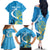 Saint Lucia Kings Cricket Custom Family Matching Off The Shoulder Long Sleeve Dress and Hawaiian Shirt 2025 2nd Champions Back To Back - Wonder Print Shop