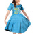Saint Lucia Kings Cricket Custom Family Matching Off Shoulder Short Dress and Hawaiian Shirt 2025 2nd Champions Back To Back - Wonder Print Shop