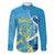 Saint Lucia Kings Cricket Custom Family Matching Short Sleeve Bodycon Dress and Hawaiian Shirt 2025 2nd Champions Back To Back - Wonder Print Shop