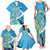 Saint Lucia Kings Cricket Custom Family Matching Tank Maxi Dress and Hawaiian Shirt 2025 2nd Champions Back To Back - Wonder Print Shop