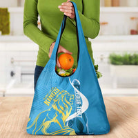 Saint Lucia Kings Cricket Custom Grocery Bag 2025 2nd Champions Back To Back - Wonder Print Shop