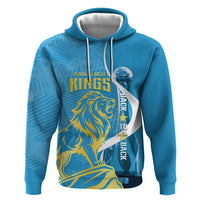 Saint Lucia Kings Cricket Custom Hoodie 2025 2nd Champions Back To Back - Wonder Print Shop