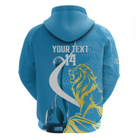 Saint Lucia Kings Cricket Custom Hoodie 2025 2nd Champions Back To Back - Wonder Print Shop