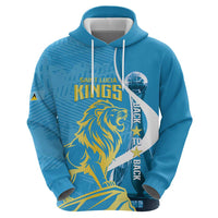 Saint Lucia Kings Cricket Custom Hoodie 2025 2nd Champions Back To Back - Wonder Print Shop