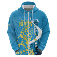 Saint Lucia Kings Cricket Custom Hoodie 2025 2nd Champions Back To Back - Wonder Print Shop