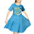 Saint Lucia Kings Cricket Custom Kid Short Sleeve Dress 2025 2nd Champions Back To Back - Wonder Print Shop