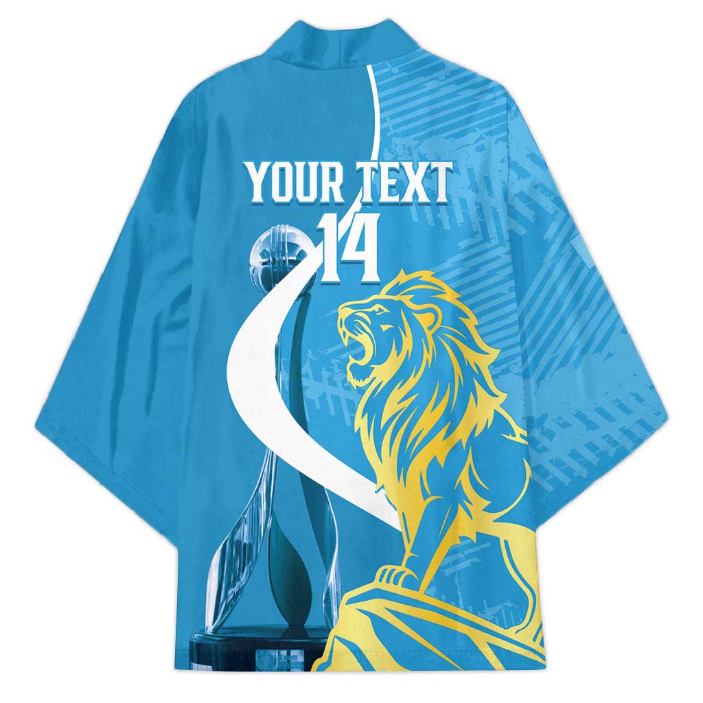 Saint Lucia Kings Cricket Custom Kimono 2025 2nd Champions Back To Back - Wonder Print Shop