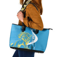 Saint Lucia Kings Cricket Custom Leather Tote Bag 2025 2nd Champions Back To Back - Wonder Print Shop