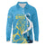 Saint Lucia Kings Cricket Custom Long Sleeve Polo Shirt 2025 2nd Champions Back To Back - Wonder Print Shop