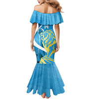 Saint Lucia Kings Cricket Custom Mermaid Dress 2025 2nd Champions Back To Back - Wonder Print Shop