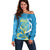 Saint Lucia Kings Cricket Custom Off Shoulder Sweater 2025 2nd Champions Back To Back - Wonder Print Shop