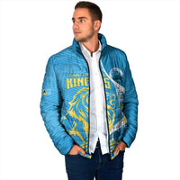 Saint Lucia Kings Cricket Custom Padded Jacket 2025 2nd Champions Back To Back - Wonder Print Shop