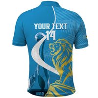 Saint Lucia Kings Cricket Custom Polo Shirt 2025 2nd Champions Back To Back - Wonder Print Shop