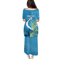 Saint Lucia Kings Cricket Custom Puletasi 2025 2nd Champions Back To Back - Wonder Print Shop