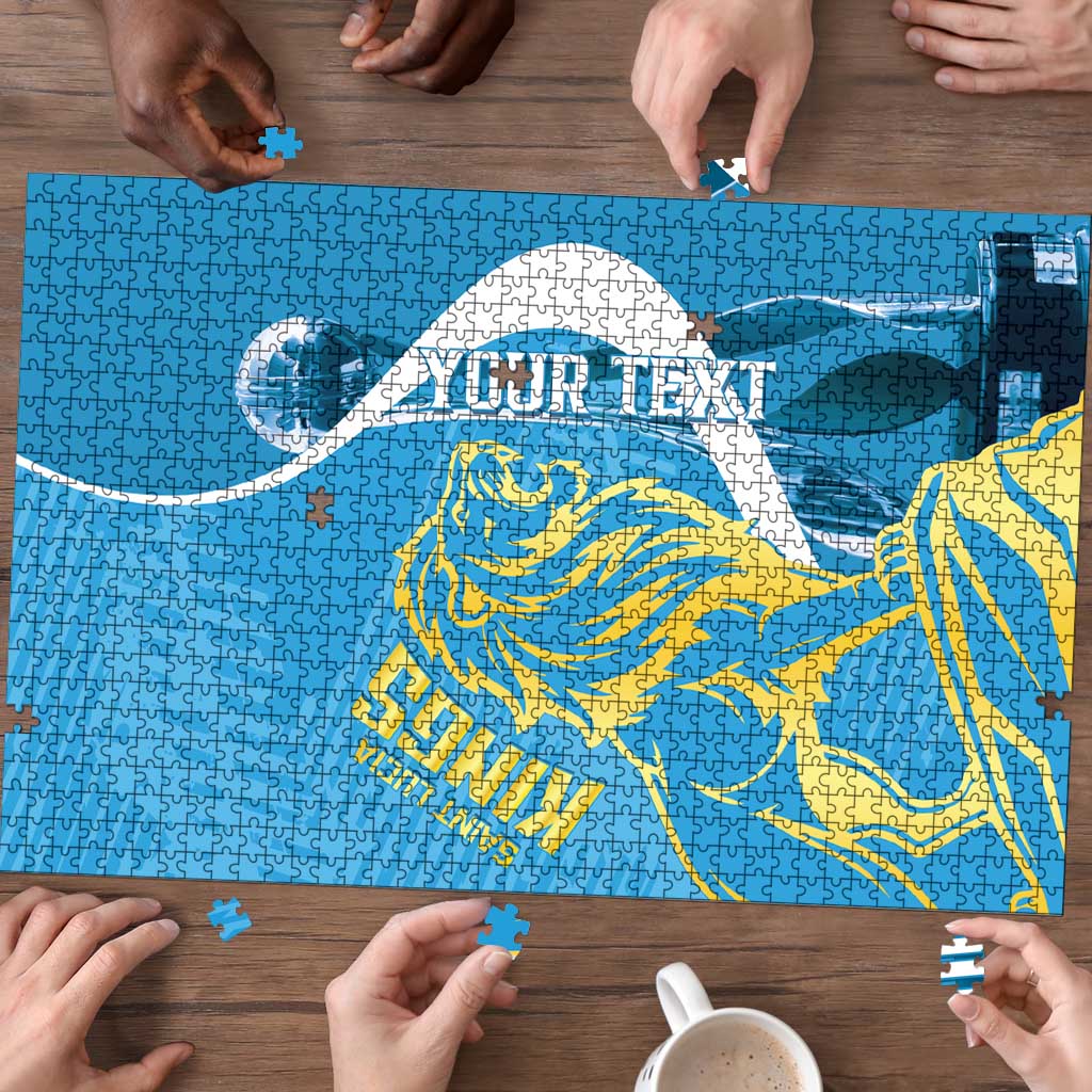Saint Lucia Kings Cricket Custom Puzzle 2025 2nd Champions Back To Back - Wonder Print Shop