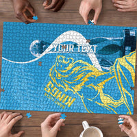 Saint Lucia Kings Cricket Custom Puzzle 2025 2nd Champions Back To Back - Wonder Print Shop