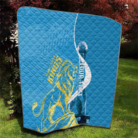 Saint Lucia Kings Cricket Custom Quilt 2025 2nd Champions Back To Back - Wonder Print Shop