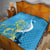 Saint Lucia Kings Cricket Custom Quilt 2025 2nd Champions Back To Back - Wonder Print Shop