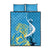 Saint Lucia Kings Cricket Custom Quilt Bed Set 2025 2nd Champions Back To Back - Wonder Print Shop