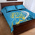 Saint Lucia Kings Cricket Custom Quilt Bed Set 2025 2nd Champions Back To Back - Wonder Print Shop