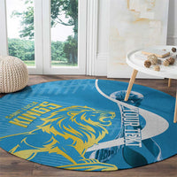Saint Lucia Kings Cricket Custom Round Carpet 2025 2nd Champions Back To Back - Wonder Print Shop