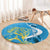 Saint Lucia Kings Cricket Custom Round Carpet 2025 2nd Champions Back To Back - Wonder Print Shop