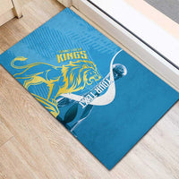 Saint Lucia Kings Cricket Custom Rubber Doormat 2025 2nd Champions Back To Back - Wonder Print Shop