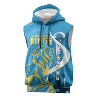 Saint Lucia Kings Cricket Custom Sleeveless Hoodie 2025 2nd Champions Back To Back - Wonder Print Shop