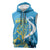 Saint Lucia Kings Cricket Custom Sleeveless Zip Hoodie 2025 2nd Champions Back To Back - Wonder Print Shop